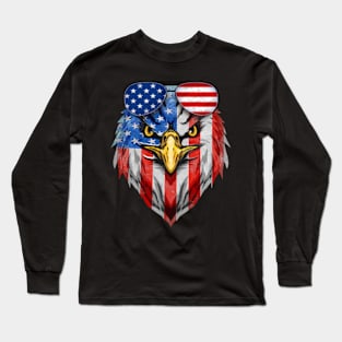 American Bald Eagle Long Sleeve T-Shirt